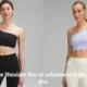Yooooga One Shoulder Bra vs Lululemon Align Asymmetric Bra