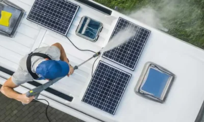Commercial Solar Panel Cleaning