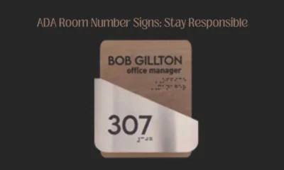 ADA Room Number Signs: Stay Responsible