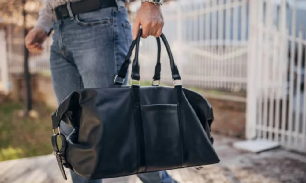 Polished Punteggiato Black Weekender Bag main image 1