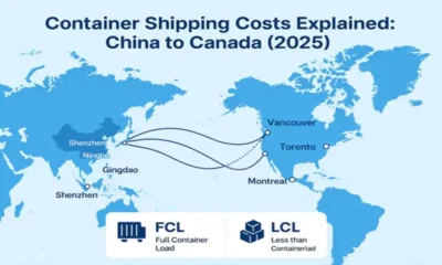Cost to Ship a Container from China to Canada (2025)
