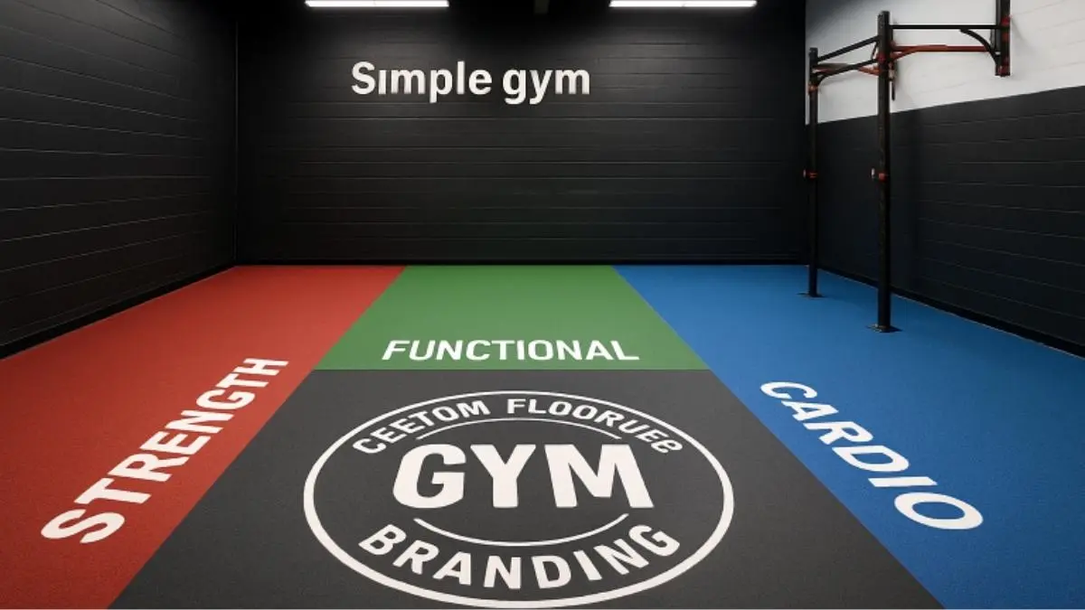 Custom Gym Flooring Designs: Branding and Aesthetic Ideas