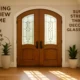 Elevate Your Home's Entrance with Arch-Top Double Doors
