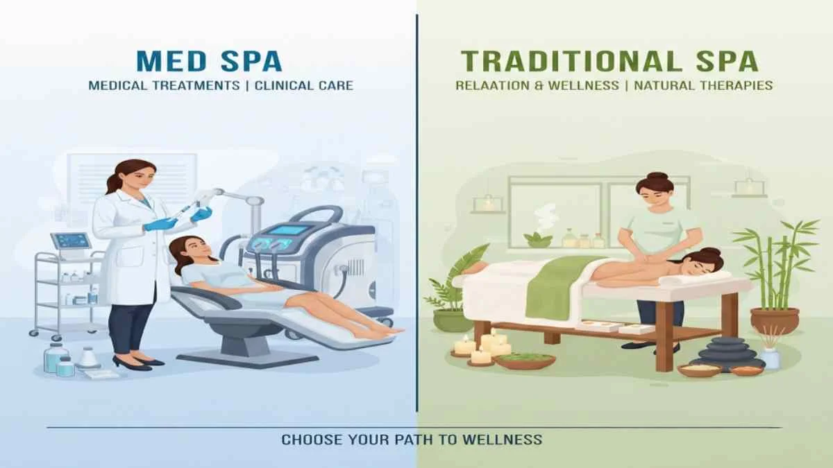 The Difference Between a Med Spa and a Traditional Spa