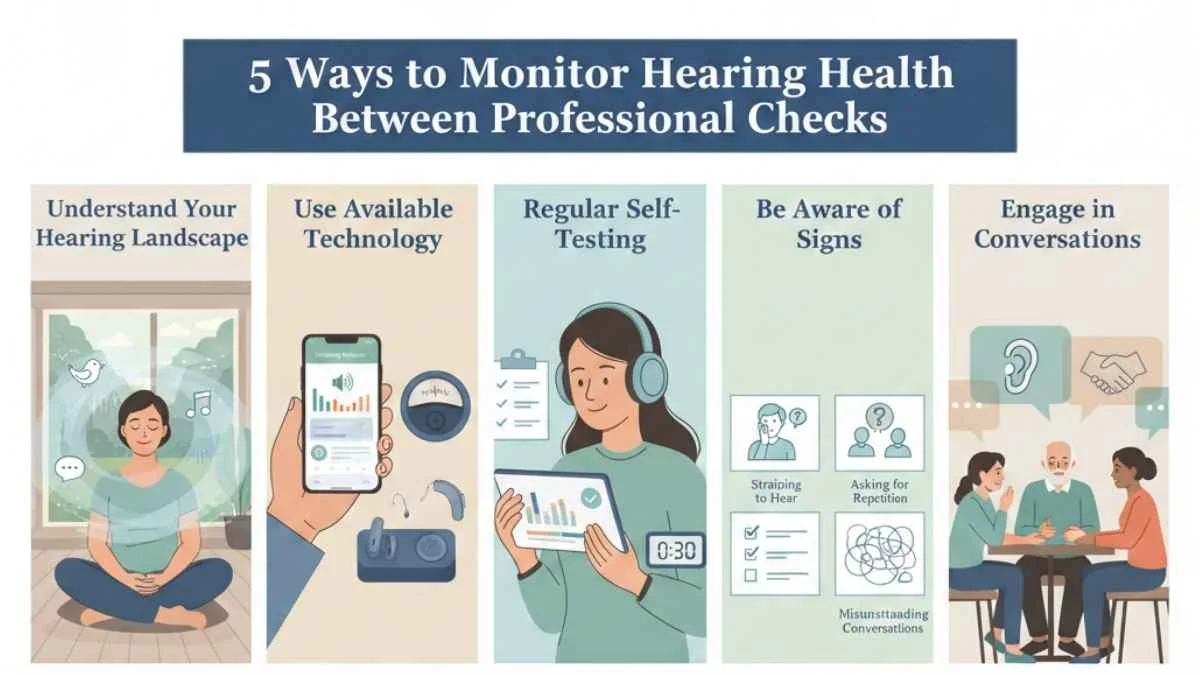 5 Ways to Monitor Hearing Health Between Professional Checks