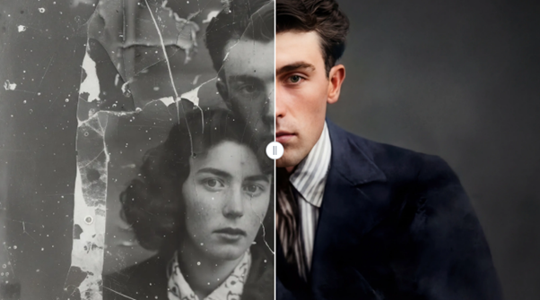 VisualGPT AI Old Photo Restoration