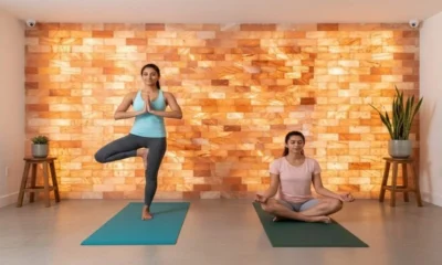 Why Himalayan Salt Walls Enhance Yoga Practices & Relaxation