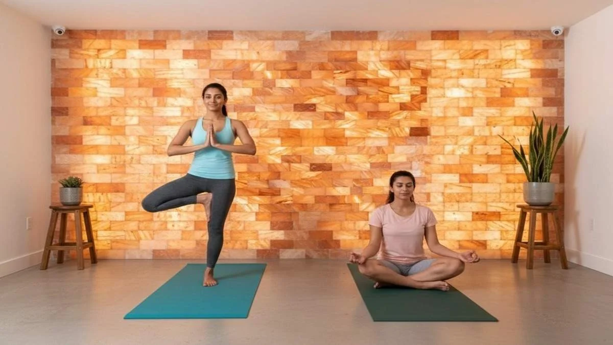 Why Himalayan Salt Walls Enhance Yoga Practices & Relaxation