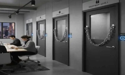 Secure Rooms in Shared Offices with Door Security Chains