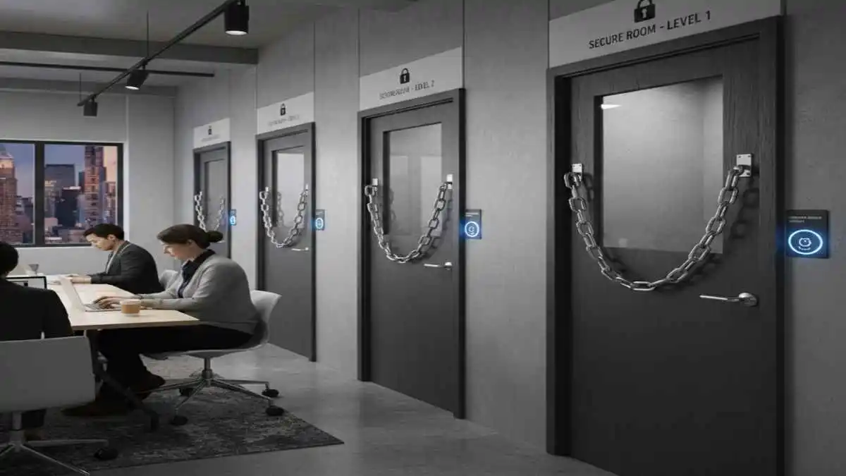 Secure Rooms in Shared Offices with Door Security Chains
