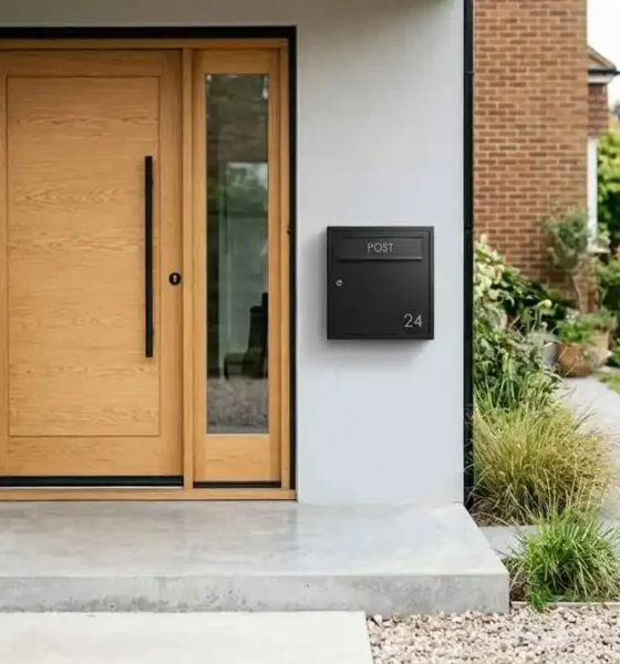 Black Letterboxes: The Minimalist & Functional Design for Your Front Door