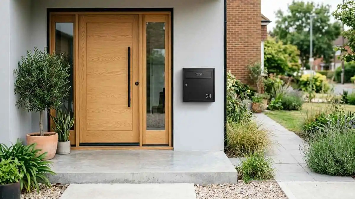 Black Letterboxes: The Minimalist & Functional Design for Your Front Door