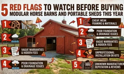 5 Red Flags to Watch Before Buying Modular Horse Barns and Portable Sheds This Year
