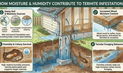 How Moisture and Humidity Contribute to Termite Infestations