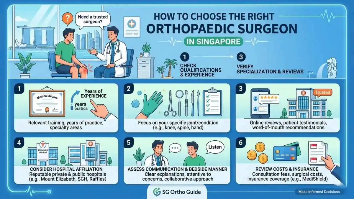 How to Choose the Right Orthopaedic Surgeon in Singapore