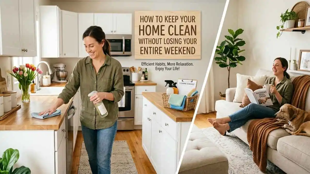 How to Keep Your Home Clean Without Losing Your Entire Weekend