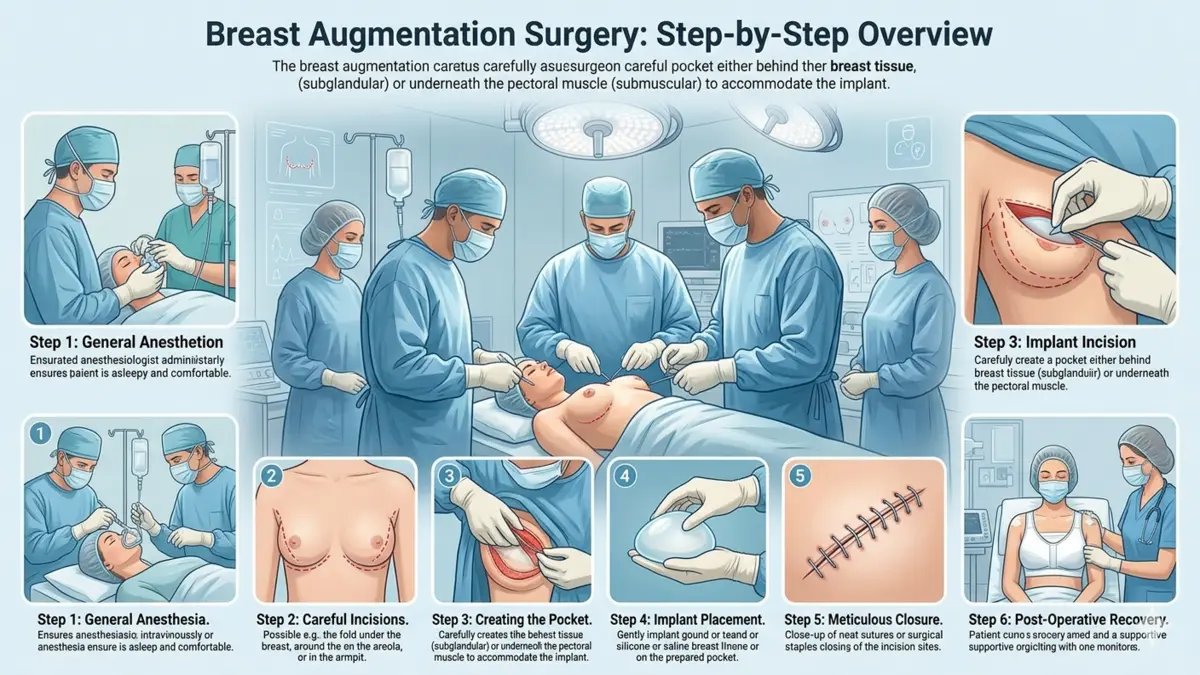 Breast Augmentation Surgery: Step-by-Step Overview