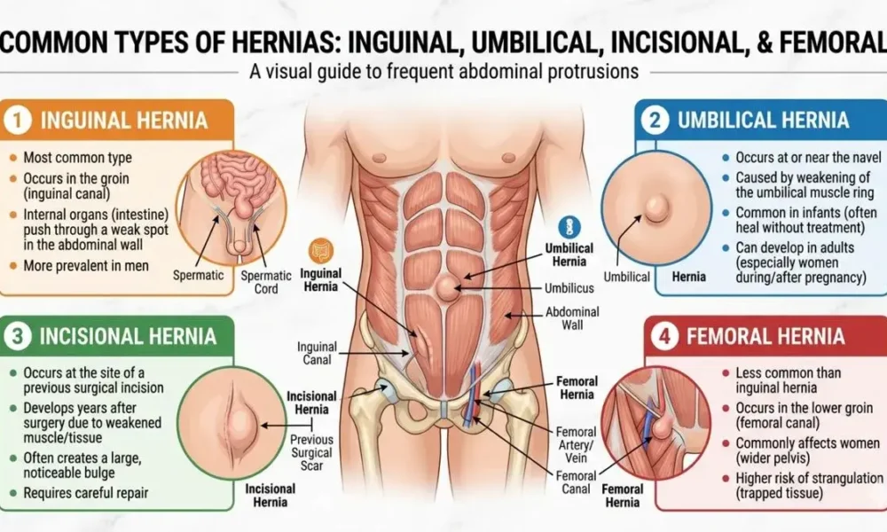 Common Types of Hernias