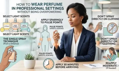 How to Wear Perfume in Professional Settings Without Being Overpowering 