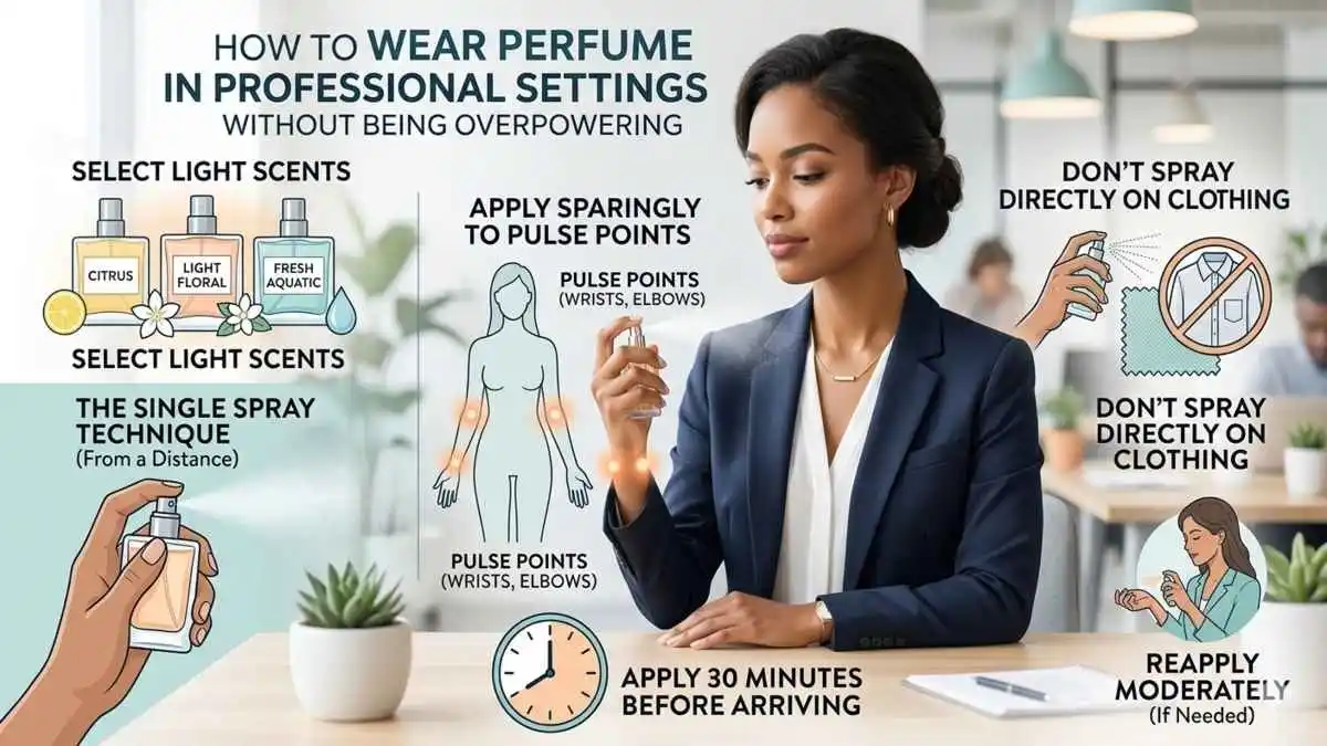 How to Wear Perfume in Professional Settings Without Being Overpowering 