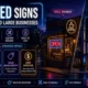 Shop LED Signs for Small and Large Businesses