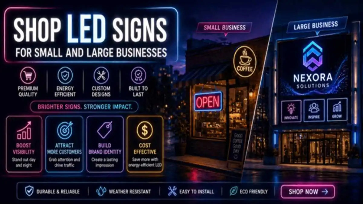 Shop LED Signs for Small and Large Businesses