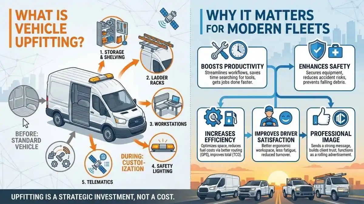 What Is Vehicle Upfitting and Why It Matters for Modern Fleets