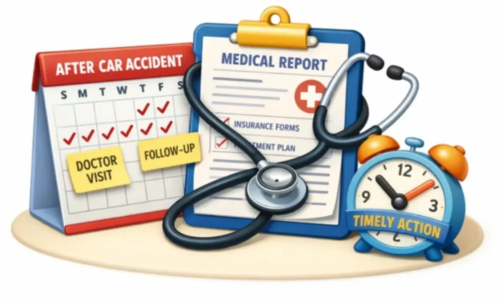 How Medical Treatment Timing Affects Your Car Accident Claim