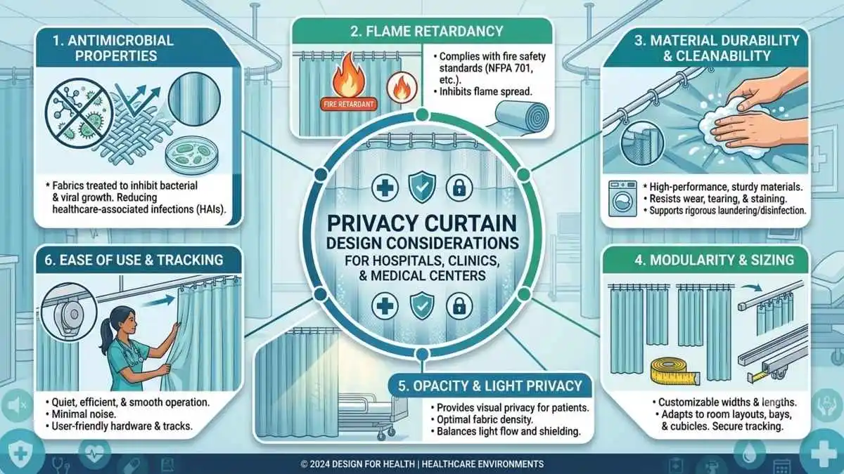 Privacy Curtain Design Considerations for Hospitals
