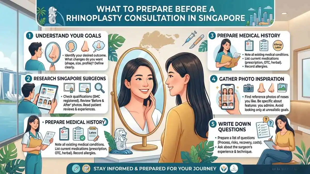 What to Prepare Before a Rhinoplasty Consultation in Singapore