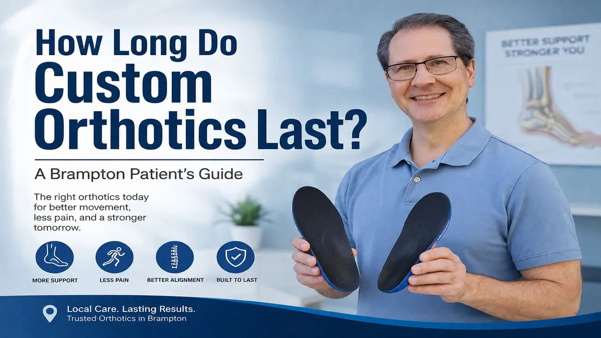 Custom orthotics lifespan in Brampton