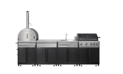 The counter, not the burners, is what makes an outdoor kitchen island usable