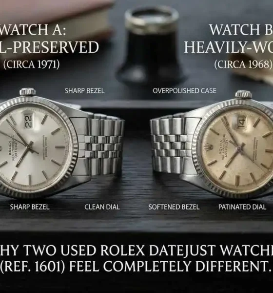 Why Two Used Rolex Datejust Watches with the Same Reference Can Feel Completely Different